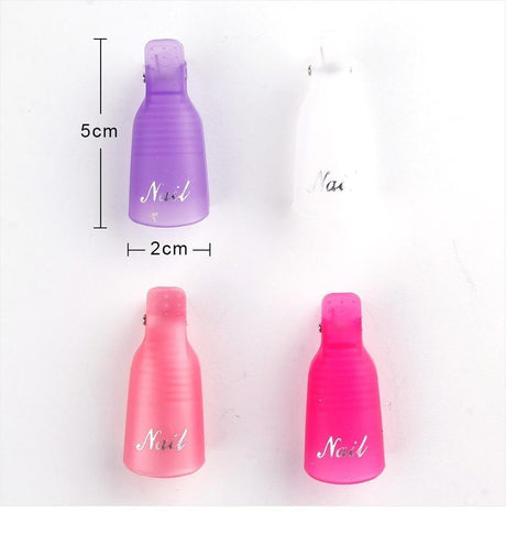 Soak off cap clip för nagellacksborttagning