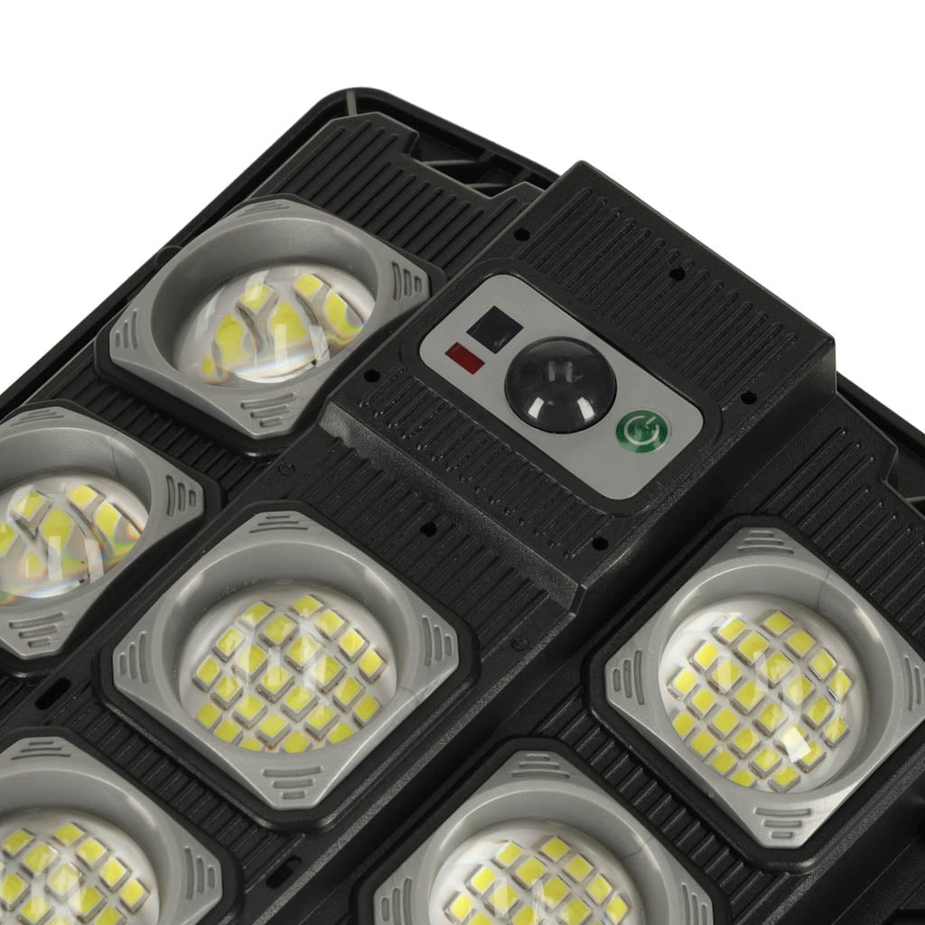 Solcellsdriven LED-strålkastare 60W 520 LED med rörelsesensor 10 m