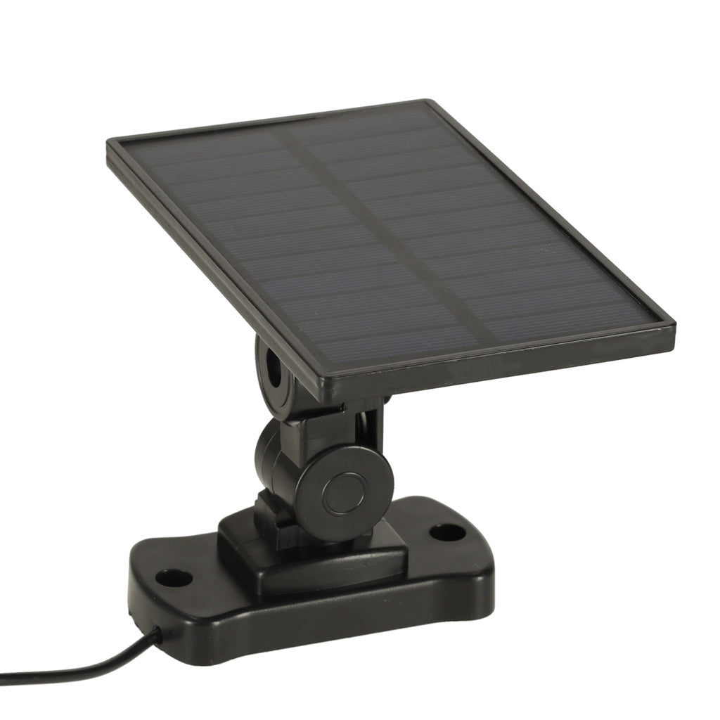 Solcellsdriven LED-utomhuslampa 3W med rörelsesensor och skymningssensor