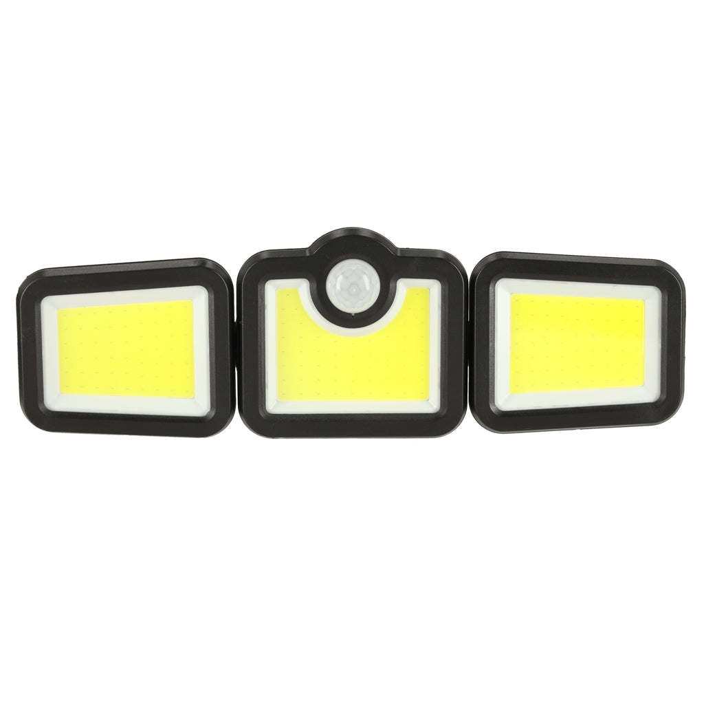 Solcellsdriven LED-utomhuslampa 3W med rörelsesensor och skymningssensor