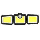 Solcellsdriven LED-utomhuslampa 3W med rörelsesensor och skymningssensor