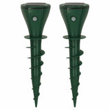 Solcellsdriven mullvadsskrämma 2-pack IP65 med 3 vibrationslägen