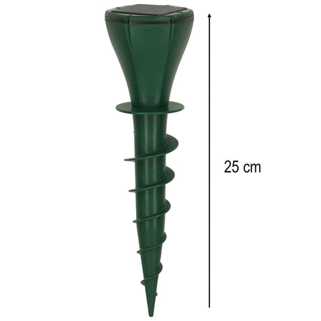 Solcellsdriven mullvadsskrämma 2-pack IP65 med 3 vibrationslägen