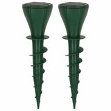Solcellsdriven mullvadsskrämma 2-pack IP65 med 3 vibrationslägen