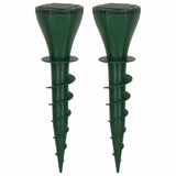 Solcellsdriven mullvadsskrämma 2-pack IP65 med 3 vibrationslägen