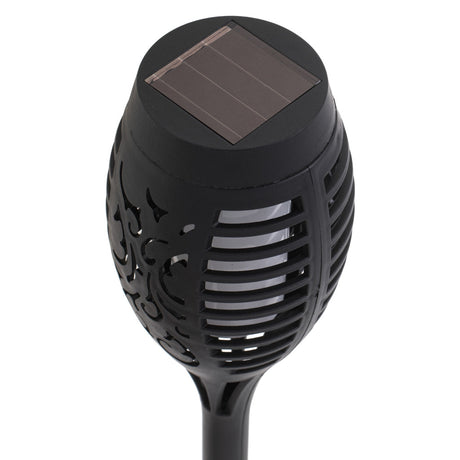 Solcellsfacklor för trädgård 4-pack 12 LED 51,5 cm