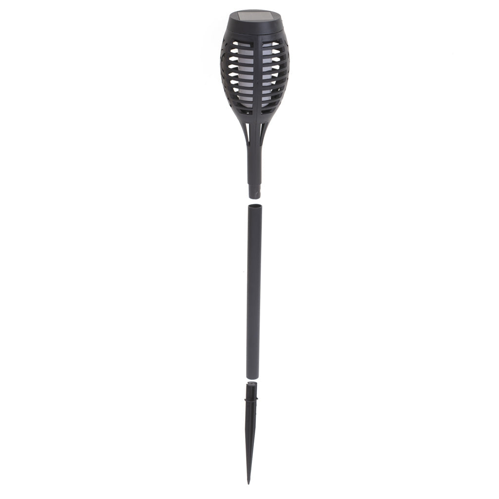 Solcellsfacklor för trädgård 4-pack 12 LED 51,5 cm