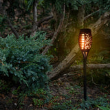 Solcellsfacklor för trädgård 4-pack 12 LED 51,5 cm