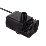 Solcellsfontän med solpanel 3 m kabel 4 munstycken 180 L/h