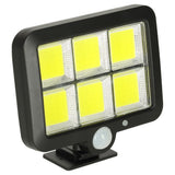 Solcellslampa 120 LED med rörelse- och skymningssensor 6-10 h