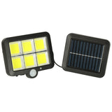 Solcellslampa 120 LED med rörelse- och skymningssensor 6-10 h