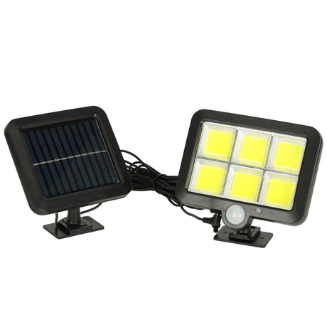 Solcellslampa 120 LED med rörelse- och skymningssensor 6-10 h