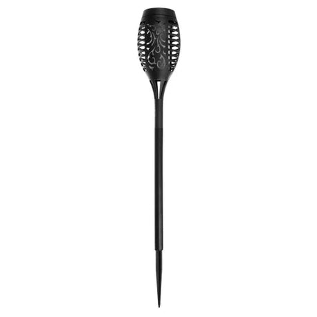 Solcellslampa trädgårdsfackla LED 12 st varmvit flammeffekt 51 cm