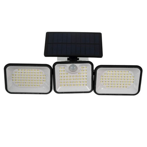 Solcellslampa utomhus 180 LED 550 lm med rörelse- & skymningssensor