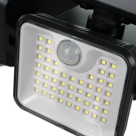 Solcellslampa utomhus 180 LED 550 lm med rörelse- & skymningssensor