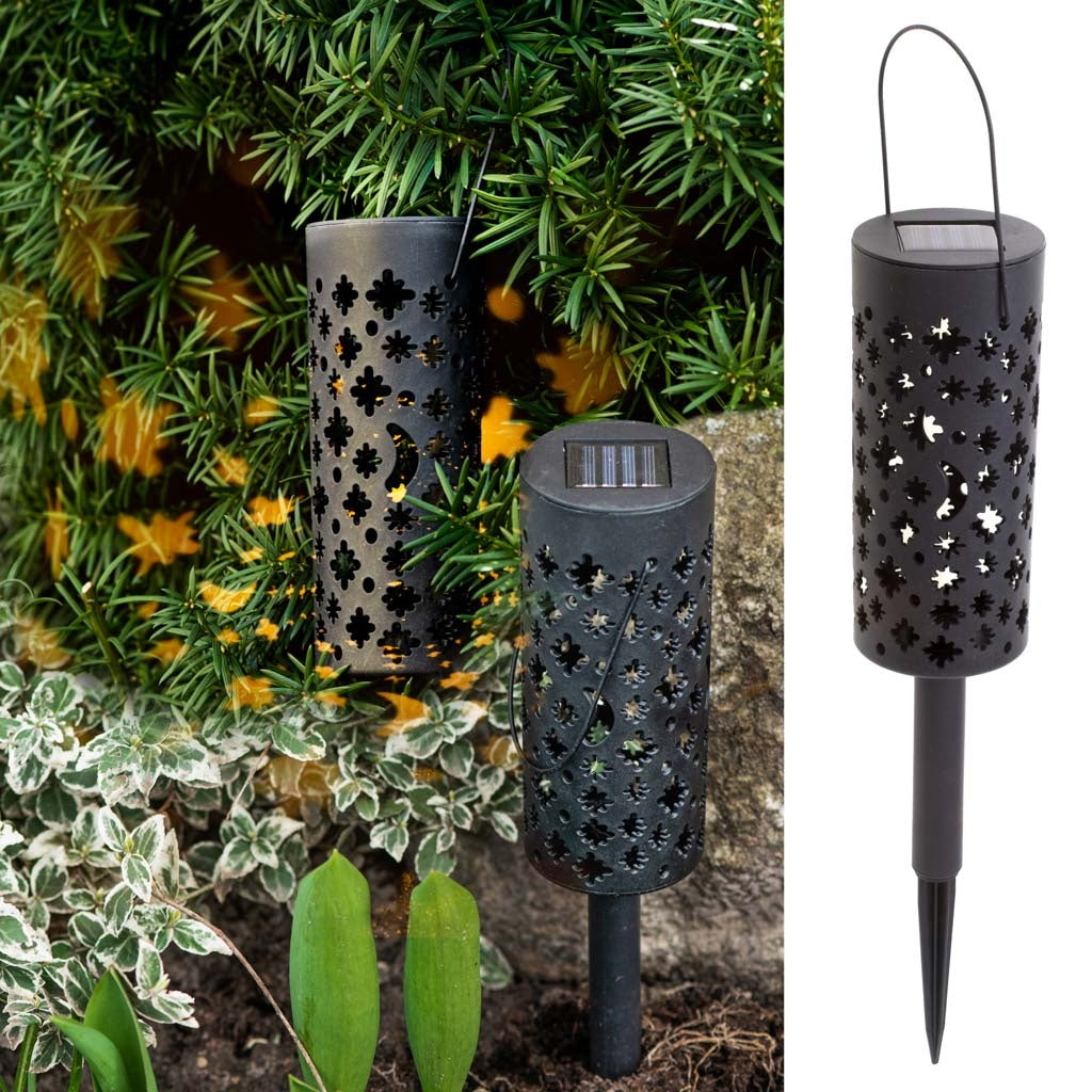 Solcellslampor för trädgård LED med skymningssensor 4-pack