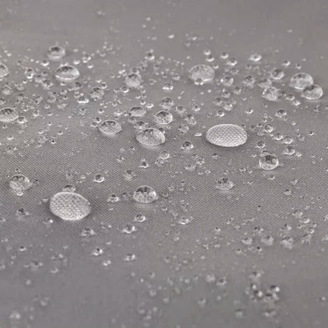 Solsegel kvadratiskt 3,6x3,6 m grå polyester 120 g/m² inkl snöre