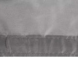 Solsegel kvadratiskt 3,6x3,6 m grå polyester 120 g/m² inkl snöre
