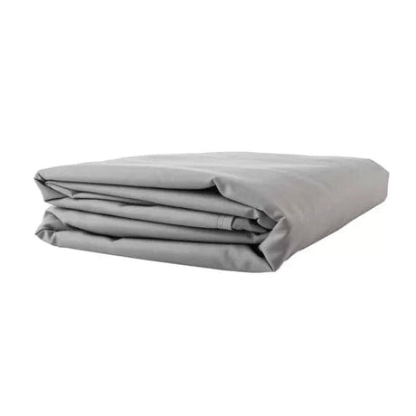 Solsegel trekant 3x3x3 m grå polyester 120 g/m² inkl 4 snören