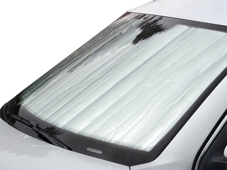 Solskydd bil vindruta/bakruta 130x60 cm reflekterande med sugproppar