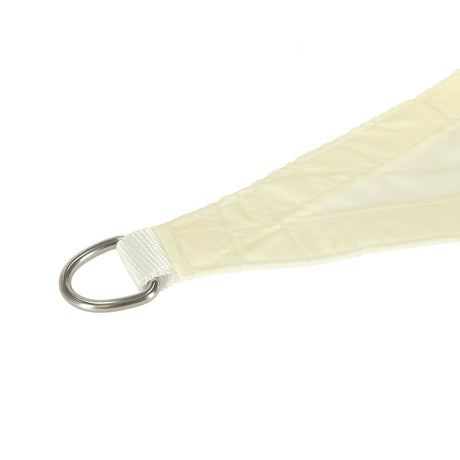 Solskyddsduk triangulär 4x4x4 m beige PU Oxford UV/vattentålig