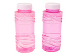 Såpbubbelmaskin kedjesåg rosa med 2 bubbelvätskor, från 3 år
