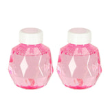 Såpbubbelmaskin prinsess-stav med ljus & musik rosa, 2 bubbelvätskor