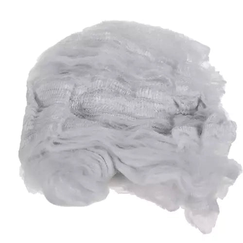 Spindelnät Halloween-dekoration 60 g vit med 2 spindlar, täcker 2,5 m²