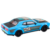 Sportbil leksaksbil med bakhjulsdrift push car blå 28 cm nr 29