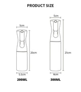Sprayflaskor för olja och vinäger 2-pack glas 200 ml vit