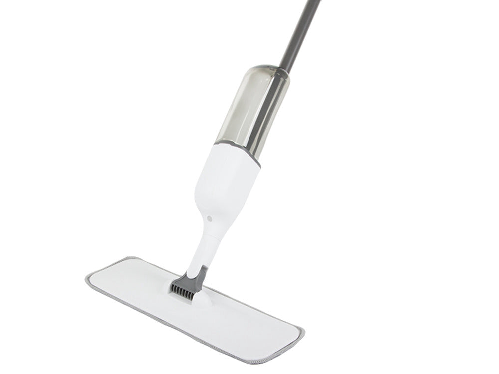 Spraymopp med vattentank 450 ml och 3 mikrofiberdukar vit 125 cm
