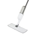 Spraymopp med vattentank 450 ml och 3 mikrofiberdukar vit 125 cm