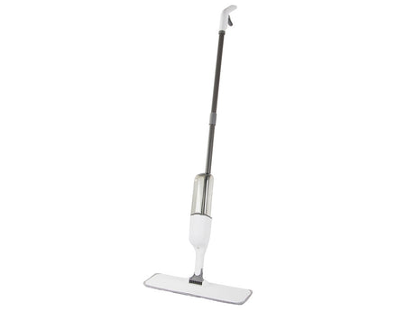 Spraymopp med vattentank 450 ml och 3 mikrofiberdukar vit 125 cm