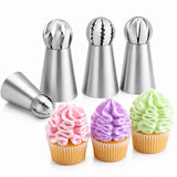 Spritstyllar stora i rostfritt stål 3-pack 6,1x3,3 cm
