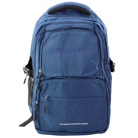 Stadryggsäck 35L navyblå 48x33x22 cm med 9 fickor