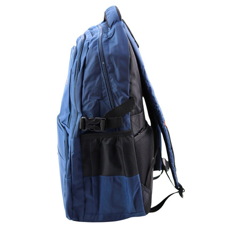Stadryggsäck 35L navyblå 48x33x22 cm med 9 fickor