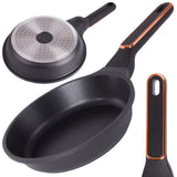Stekpanna 20 cm non-stick gjuten aluminium svart för induktion