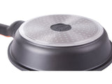 Stekpanna 20 cm non-stick gjuten aluminium svart för induktion