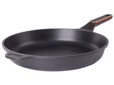 Stekpanna 28 cm gjuten aluminium non-stick, svart, för induktion
