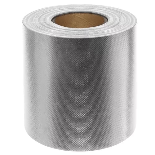 Stängselband PVC 19 cm x 35 m grå UV-beständigt inkl 25 klipp
