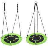 Storknäste gunga 100 cm grön/svart 150 kg väderbeständig inkl kit