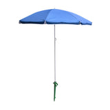 Strandparaply 150 cm UPF 50+ justerbar höjd 140-180 cm blå
