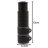 Styrstamsförlängare 28,6 mm (1-1/8) A-head svart, set med ringar