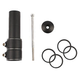 Styrstamsförlängare 28,6 mm (1-1/8) A-head svart, set med ringar