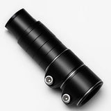 Styrstamsförlängare 28,6 mm (1-1/8) A-head svart, set med ringar