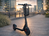 Styrväska för elscooter 5L vattenavvisande EVA/PU med reflex, svart