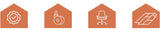 Svänghjul till kontorsstol 2,5" grå 5-pack 11x22 mm fäste