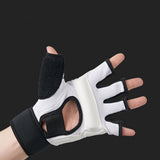 Taekwondo-handskar XS för träning och sparring, 1 par med fodral