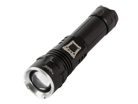 Taktisk LED-ficklampa CREE XHP160 zoom USB-C IPX5