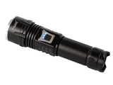 Taktisk LED-ficklampa CREE XHP160 zoom USB-C IPX5